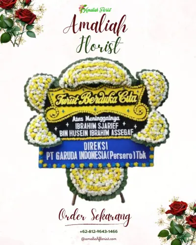 Papan Bunga Duka ambit