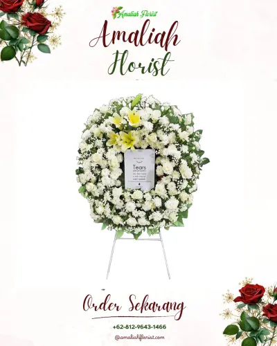 Krans Bunga Duka Cita ambit